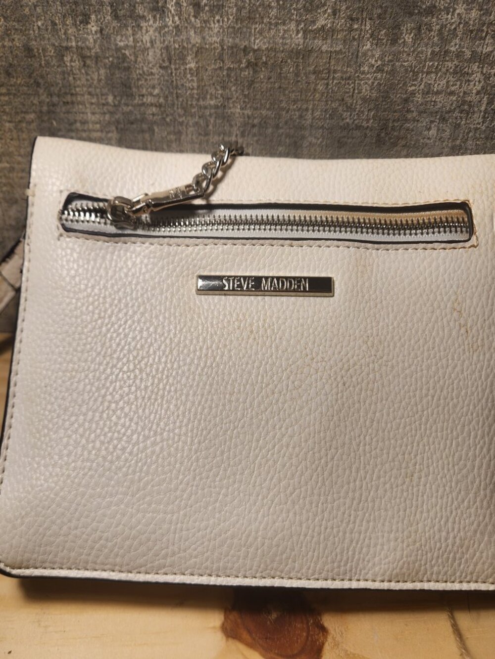 Steve Madden Cream Ivory Crossbody Bag